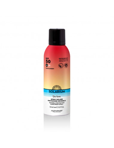 SOLARIUM SUN PROTECTION Spray Solare Protezione Invisibile Viso e Corpo SPF15 150ml